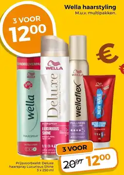 Trekpleister Wella haarstyling aanbieding
