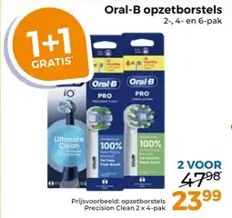 Trekpleister Oral-B Opzetborstels aanbieding