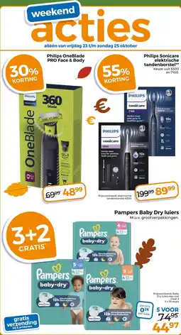 Trekpleister Philips OneBlade PRO Face & Body aanbieding