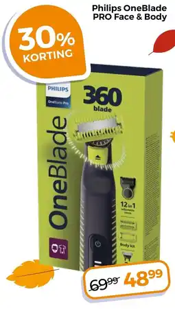 Trekpleister Philips Oneblade Pro Face & Body aanbieding