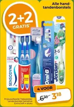 Trekpleister Alle hand- tandenborstels aanbieding