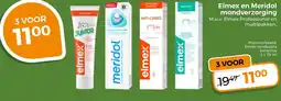 Trekpleister elmex en meridol mondverzorging aanbieding