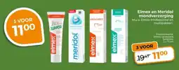 Trekpleister Elmex en meridol mondverzorging aanbieding