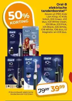 Trekpleister Oral-B elektrische tandenborstel aanbieding