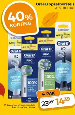 Trekpleister Oral-B opzetborstels aanbieding