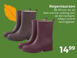 Trekpleister Regenlaarzen aanbieding