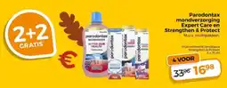 Trekpleister Parodontax mondverzorging expert care en strengthen & protect aanbieding
