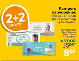Trekpleister Pampers babydoekjes aanbieding