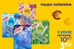 Trekpleister Harpic toiletblok aanbieding