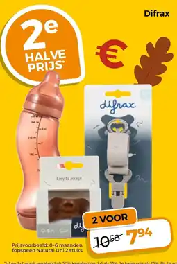 Trekpleister Difrax aanbieding