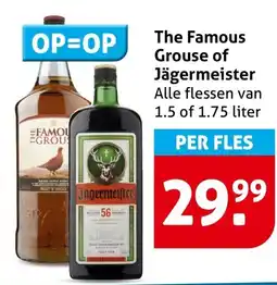 Hoogvliet The famous grouse of jägermeister aanbieding