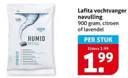 Hoogvliet Lafita vochtvanger navulling aanbieding
