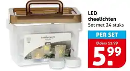 Hoogvliet LED theelichten aanbieding