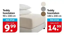 Hoogvliet Teddy hoeslaken aanbieding