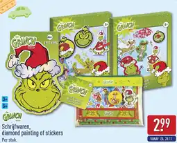 ALDI Schrijfwaren diamond painting of stickers aanbieding