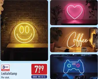 ALDI Ledtafellamp aanbieding
