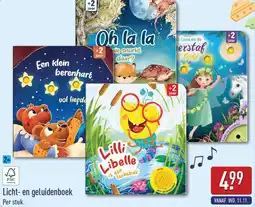 ALDI Licht en geluidenboek aanbieding