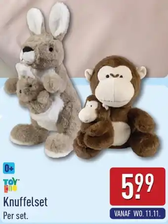 ALDI Knuffelset aanbieding