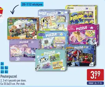 ALDI Peuterpuzzel aanbieding