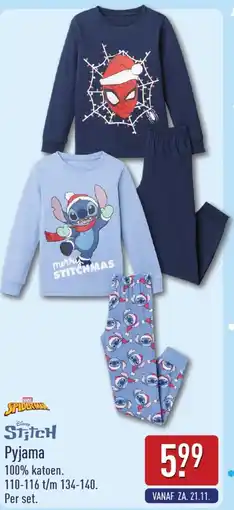 ALDI Stitch Pyjama aanbieding