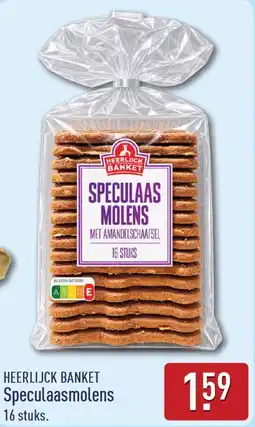 ALDI Heerlijck banket speculaasmolens aanbieding