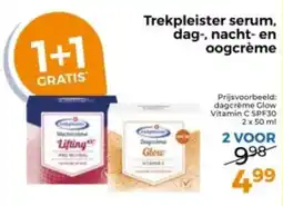 Trekpleister Trekpleister serum, dag nacht en oogcrème aanbieding