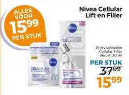 Trekpleister Nivea Cellular Lift en Filler aanbieding