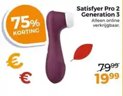 Trekpleister Satisfyer Pro 2 Generation 3 aanbieding