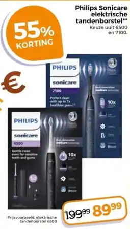 Trekpleister Philips Sonicare elektrische tandenborstel aanbieding