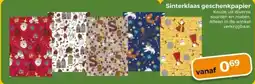 Trekpleister Sinterklaas geschenkpapier aanbieding