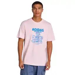 Foot Locker Adidas Graphics T-shirts Heren - Roze - Maat M aanbieding