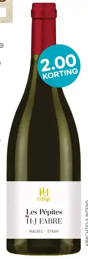 Mitra Hervé Fabre Les Pépites Malbec Syrah | 75 CL aanbieding