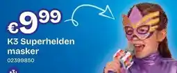 Dreamland K3 Superhelden masker aanbieding
