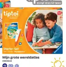 Dreamland Tiptoi Mijn grote wereldatlas aanbieding