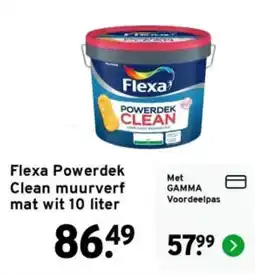 GAMMA Flexa Powerdek Clean muurverf aanbieding