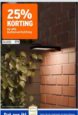 GAMMA gamma buitenverlichting aanbieding