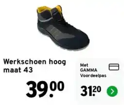 GAMMA Werkschoen hoog aanbieding