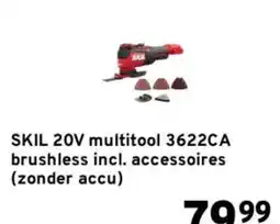 GAMMA SKIL 20V multitool 3622CA aanbieding