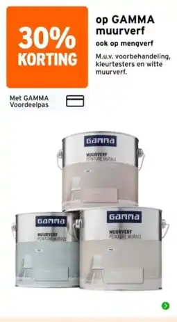 GAMMA gamma muurverf aanbieding