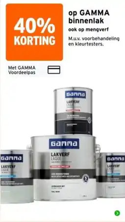 GAMMA Gamma binnenlak aanbieding
