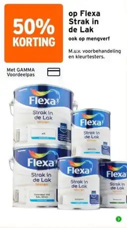 GAMMA Flexa Strak in de Lak binnen aanbieding