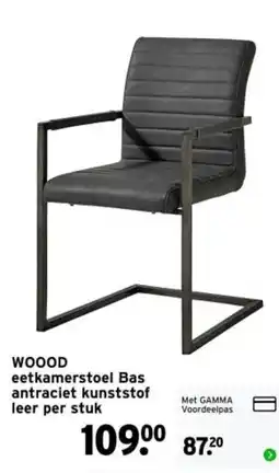 GAMMA WOOOD eetkamerstoel Bas aanbieding