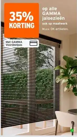 GAMMA gamma jaloezieën aanbieding