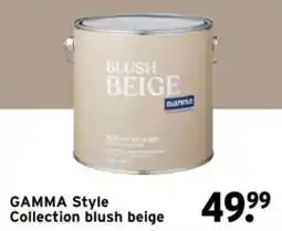 GAMMA gamma blush beige aanbieding