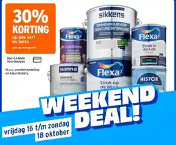 GAMMA sikkens flexa gamma histor aanbieding
