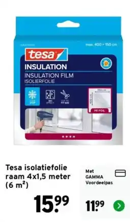 GAMMA Tesa isolatiefolie aanbieding