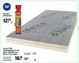 GAMMA Idelco PIR isolatieplaat aanbieding