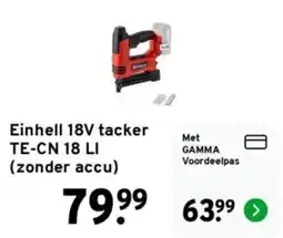 GAMMA Einhell TE-CN 18 LI aanbieding