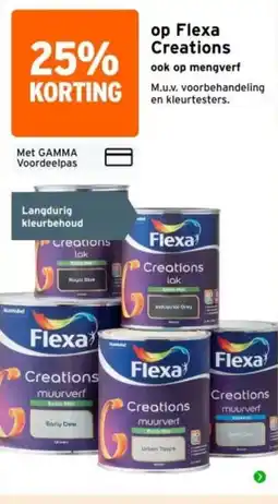 GAMMA Flexa Creations aanbieding