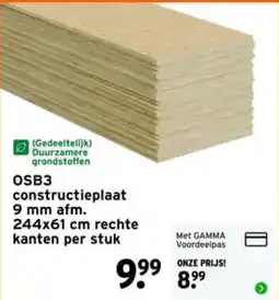 GAMMA OSB3 constructieplaat aanbieding